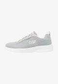 Skechers DYNAMIGHT 2.0 - Trainers - light gray/pink trim