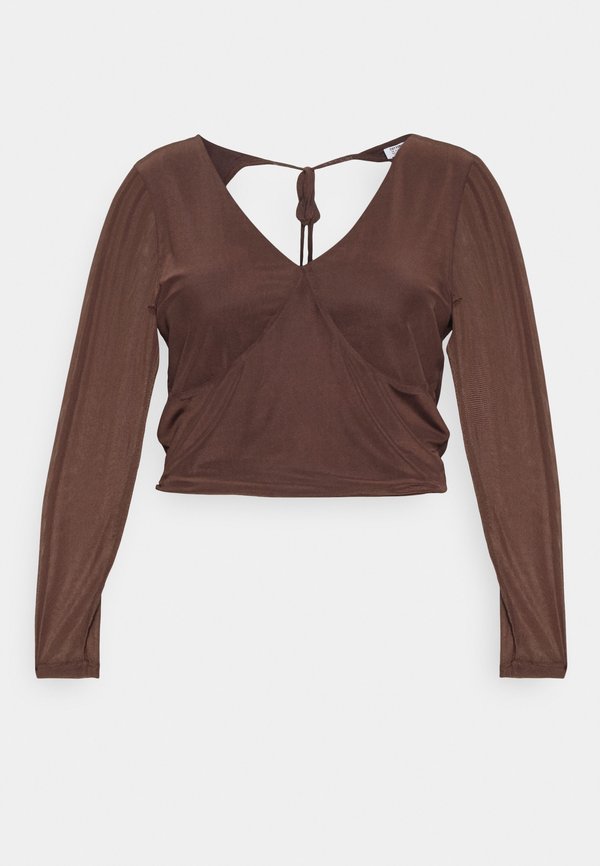Cotton On Curve GEMMA MESH OPEN BACK LONG SLEEVE TOP