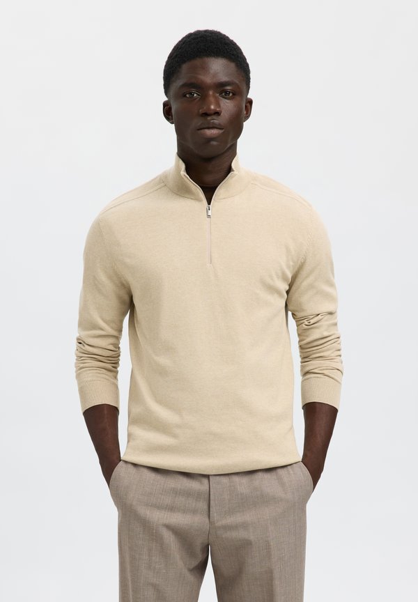 Selected SLHBERG LS HALF ZIP NOOS