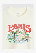 Levi's® GR FAVORITE TEE 2.0 (TBD NAME) PARIS EGR - Print T-shirt - paris egret - whites