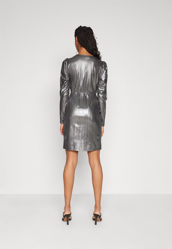 VILA VILINEA MIDI FAKE WRAP DRESS