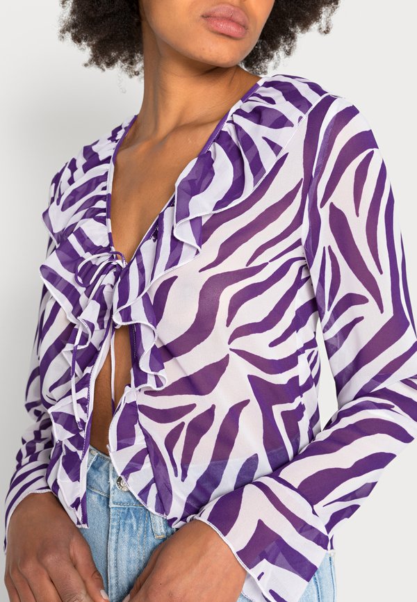 Nly by Nelly FRONT TIE RUFFLE BLOUSE