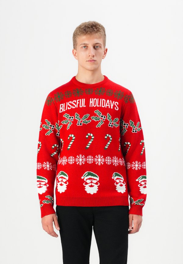 Only & Sons ONSXMAS ALL OVER CREW KNIT
