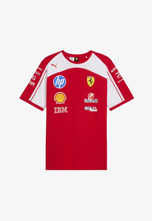 Puma SCUDERIA FERRARI HP REPLICA T-SHIRT - Print T-shirt - red