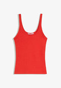 Bershka RIBBED STRAPPY - TOP - Top - coral