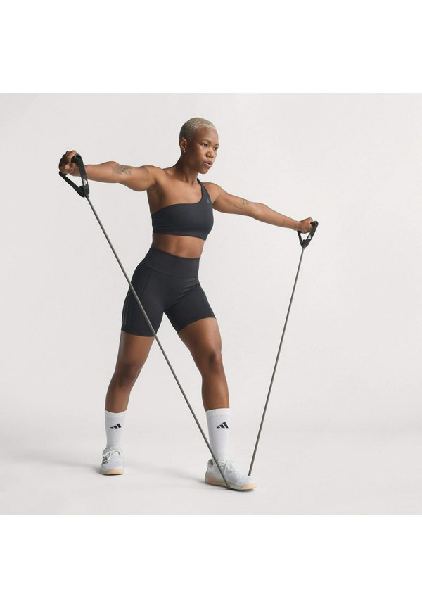 adidas Performance OPTIME WORKOUT RIB ONE SHOULDER