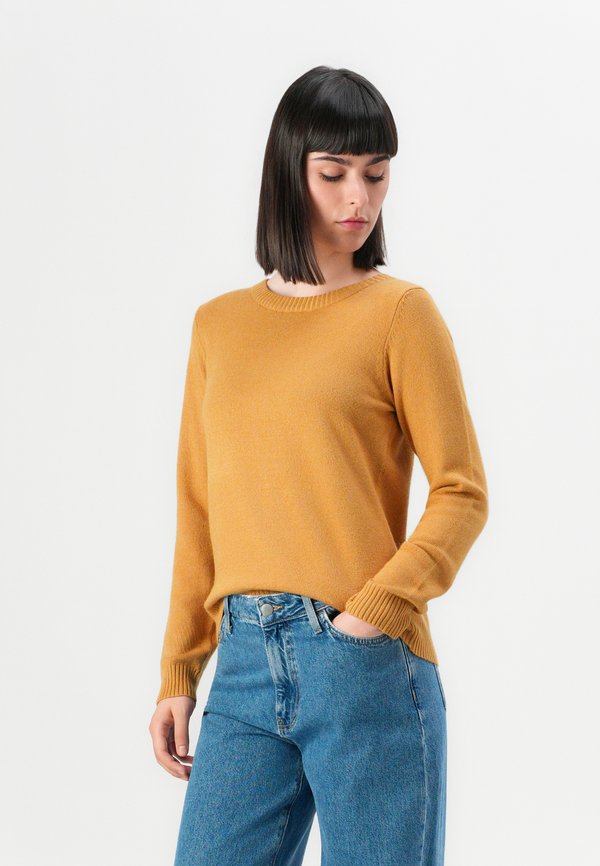 VILA VIRIL O-NECK L/S KNIT TOP - NOOS