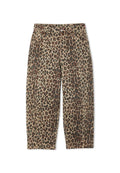 Never Fully Dressed LEOPARD BARREL JEANS