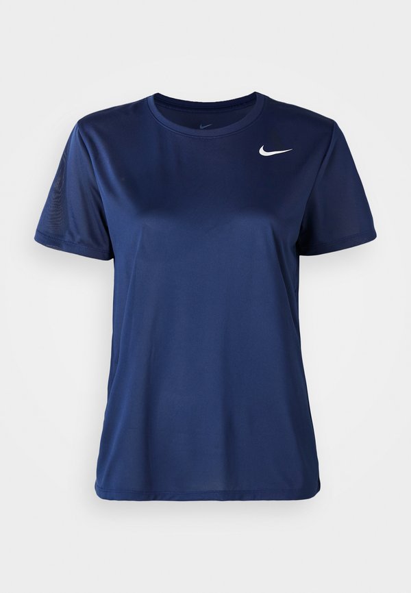 Nike Performance TEE - Sports T-shirt - midnight navy/white