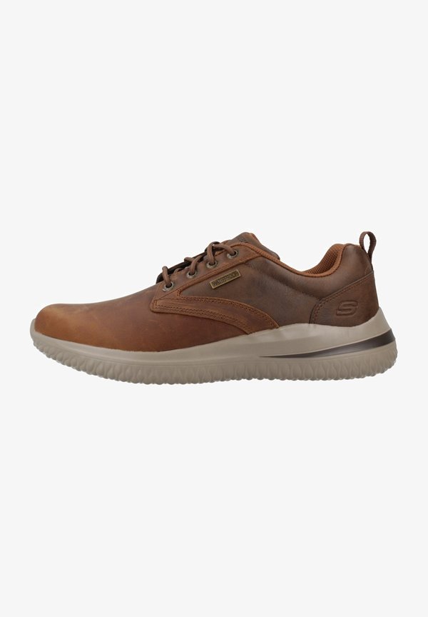 Skechers GLAVINE  - Casual lace-ups - marron