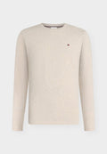 Tommy Hilfiger Long sleeved top - heathered oatmilk