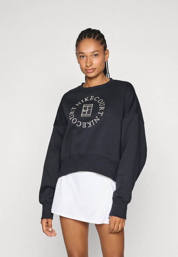 Nike Performance COURT PHOENIX CREW HERITAGE - Sweatshirt - black/anthracite