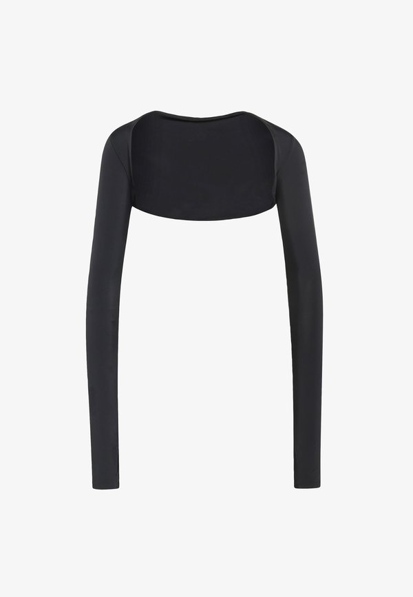 adidas Performance POWER ESSENTIALS WORKOUT CONTOUR SHRUG - Long sleeved top - black