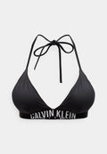 Calvin Klein Swimwear HALTER TRIANGLE - INTENSE POWER SWIM - Bikini top - black