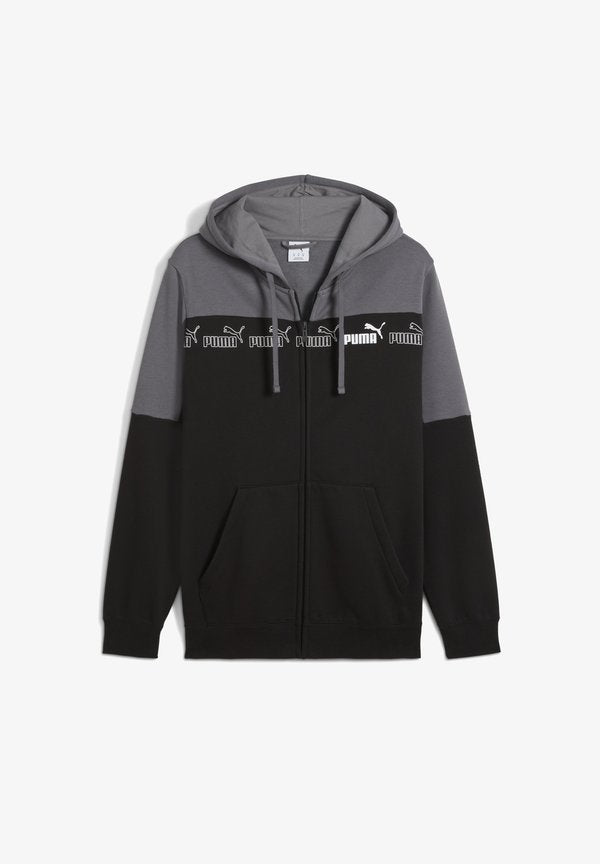 Puma AROUND THE BLOCK - Zip-up sweatshirt - cool dark gray