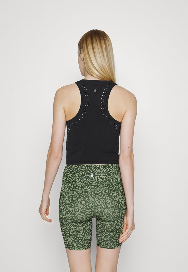 Athleta SHANTI LASER CUT CROP TANK