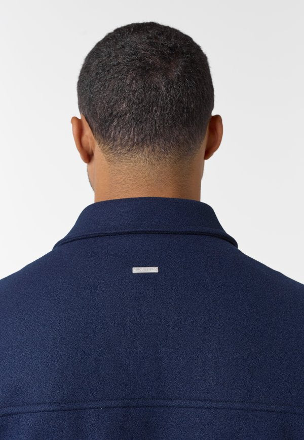 CLOSURE London FAUX WOOL BUTTON UP SHACKET