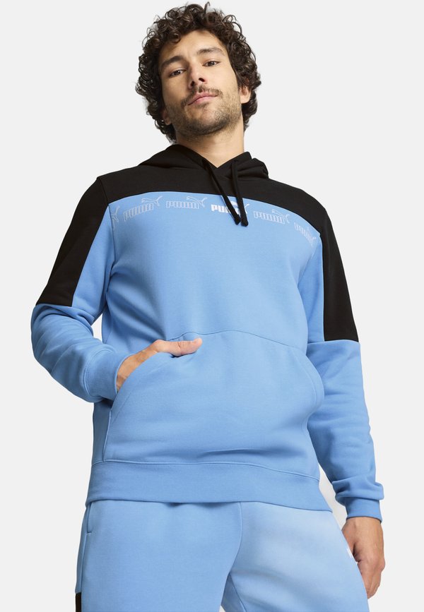 Puma AROUND THE BLOCK - Hoodie - team light blue