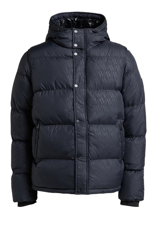 Alessandro Zavetti DELLUCCI 2-IN-1 AOP PUFFER JACKET
