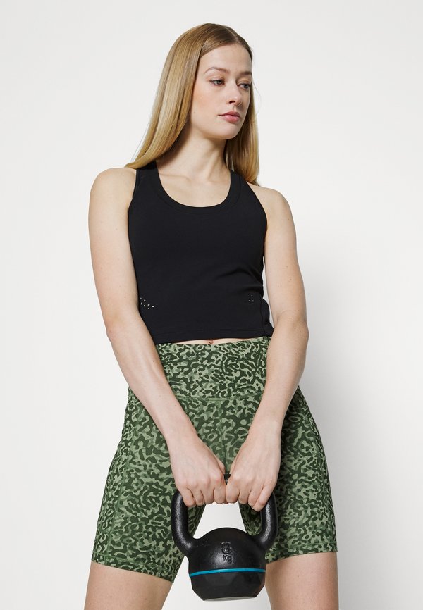 Athleta SHANTI LASER CUT CROP TANK