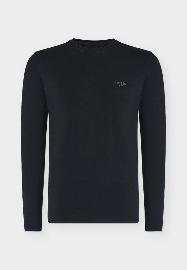 Guess CORE EXTRA SLIM - Long sleeved top - jet black