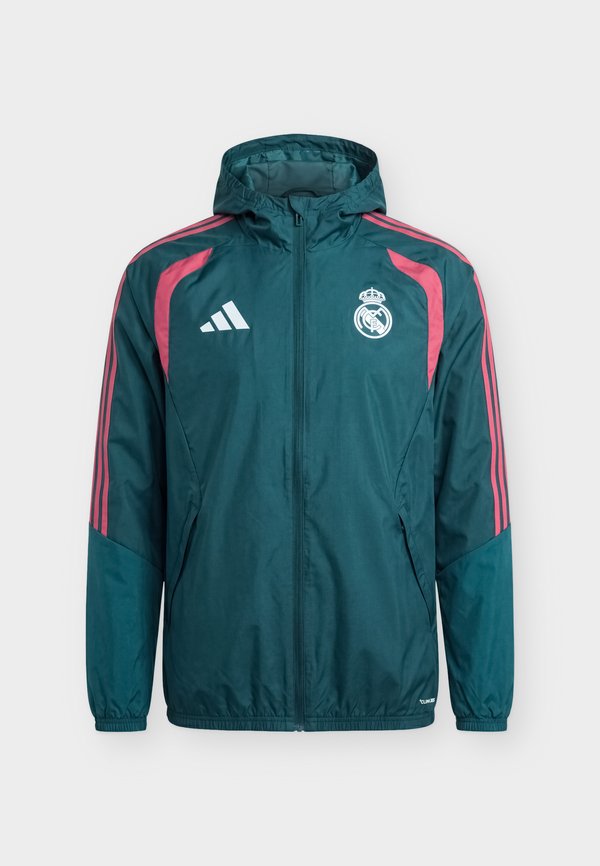 adidas Performance REAL MADRID 26/27 TIRO26 COMPETITION ALL WEATHER JACKET - Club wear - aurora ivy/wild pink