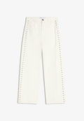 Bershka LOW WAIST  - Baggy Jeans - beige