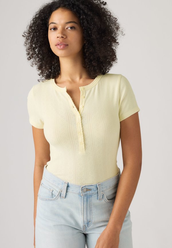 Levi's® DRY GOODS POINTELLE - Basic T-shirt - pear sorbet
