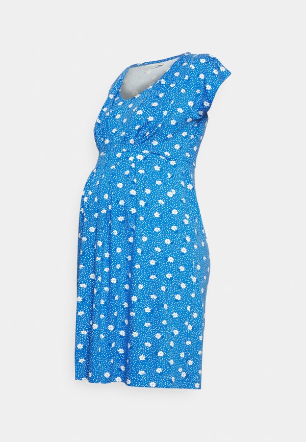 JoJo Maman Bébé FLORALPLEATED TUNIC DRESS