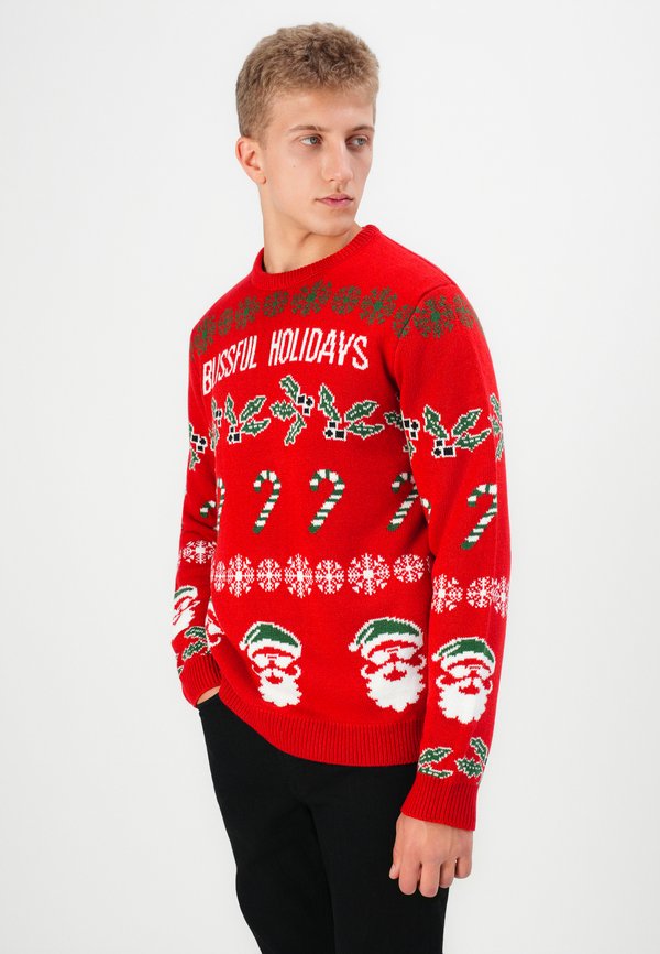 Only & Sons ONSXMAS ALL OVER CREW KNIT