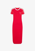 adidas Originals 3S - Jersey dress - better scarlet   white
