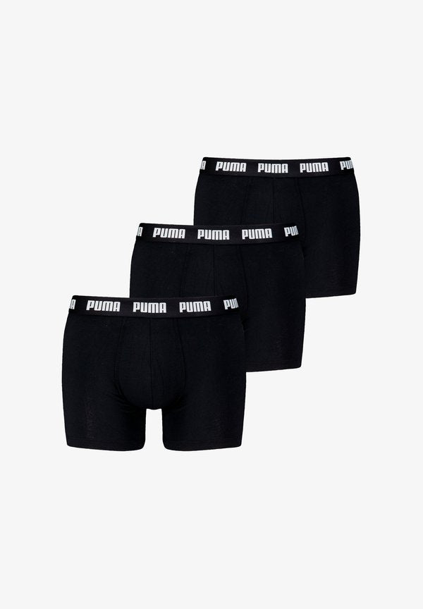 Puma MEN EVERYDAY 3 PACK - Boxer briefs - black / black