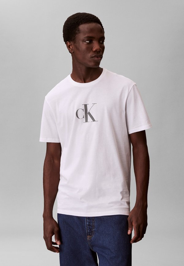 Calvin Klein DISTRESS MONOGRAM GRAPHIC TEE