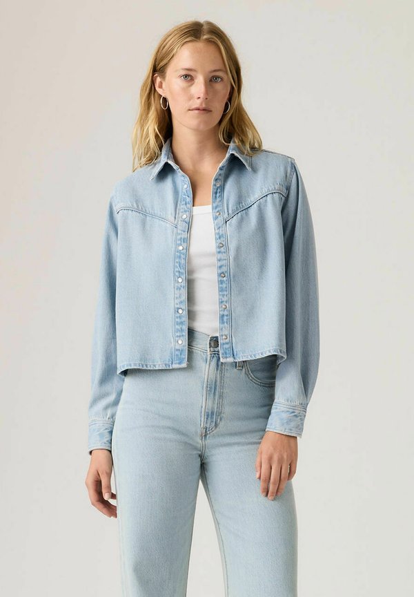 Levi's® Denim jacket - tencel blasted stone top - blue -