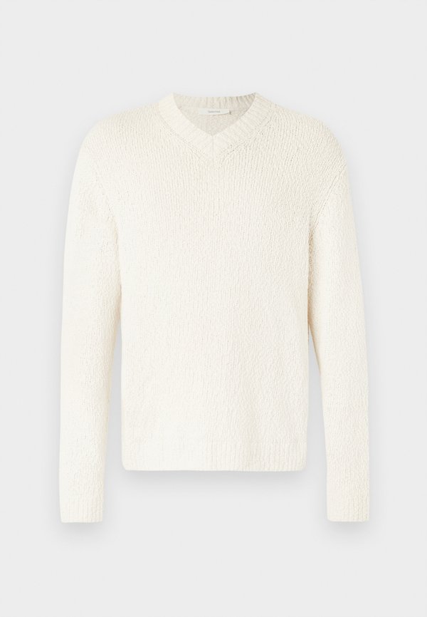 Selected V-neck 100% cotton