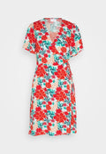 VILA VIMAYA WRAP SHORT DRESS