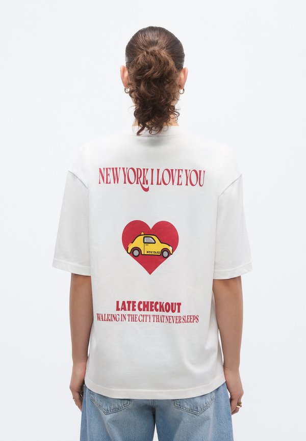 Gina Tricot PRINTED OVERSIZED TEE