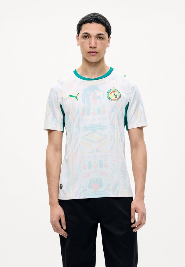 Puma SENEGAL FSF HOME REPLICA - Football jersey - white/wild green