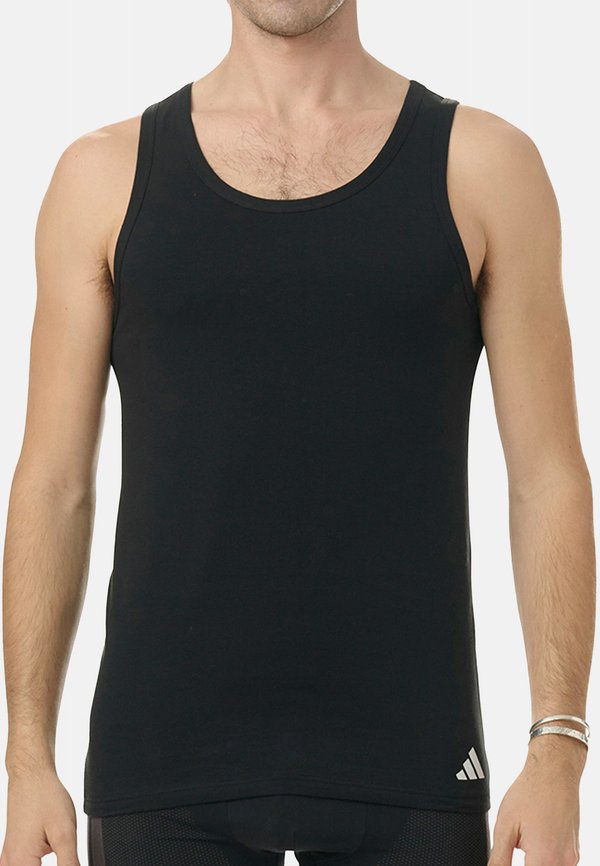 adidas Sportswear 4 PACK - Undershirt - schwarz