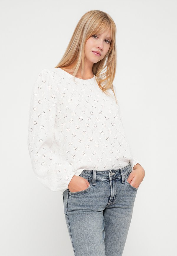 VILA VIASTA O-NECK L/S TOP - NOOS