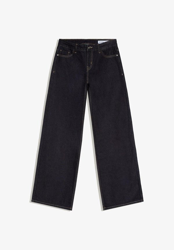 Bershka WIDE-LEG -  - Wide Leg - royal blue