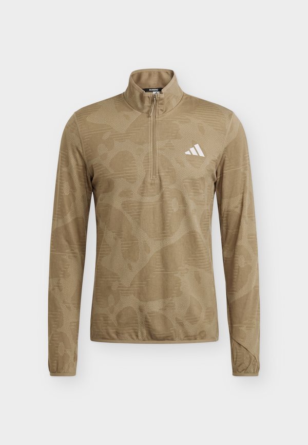 adidas Performance ADI365 HALF - Fleece jumper - khaki six/khaki three