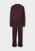 Puma LOUNGEWEAR STANDARD SUIT - Tracksuit - chocolate fondue