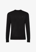Calvin Klein Jeans LONG SLEEVED RELAXED CREW NECK - Jumper - black