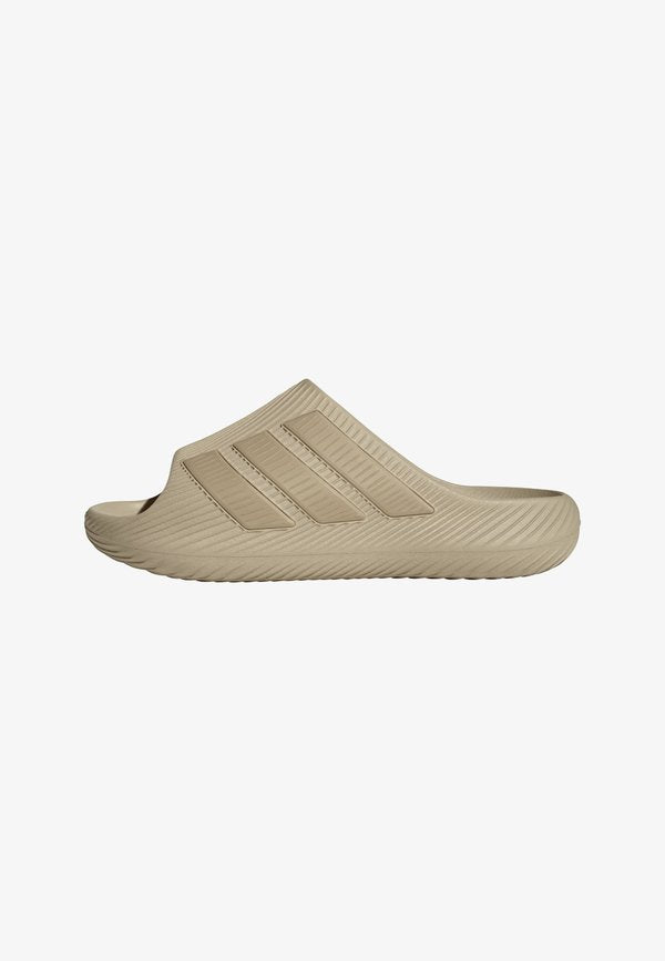 adidas Sportswear PURECHILL SLIDE UNISEX - Pool slides - khaki three   gold rw   gold rw