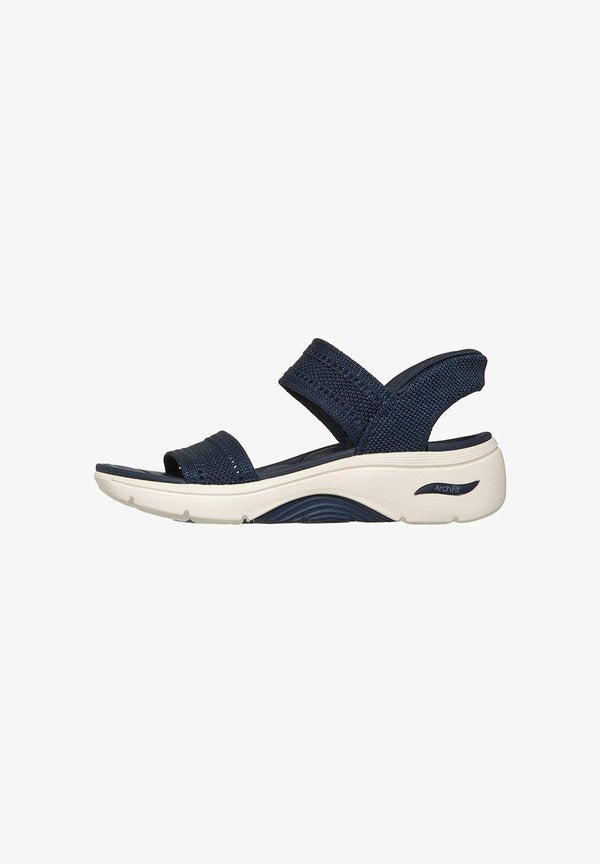 Skechers SANDALIA DE MUJER SKECHERS TIPO SLIP-ON MODELO 140844_NVY COLOR AZUL - Walking sandals - azul