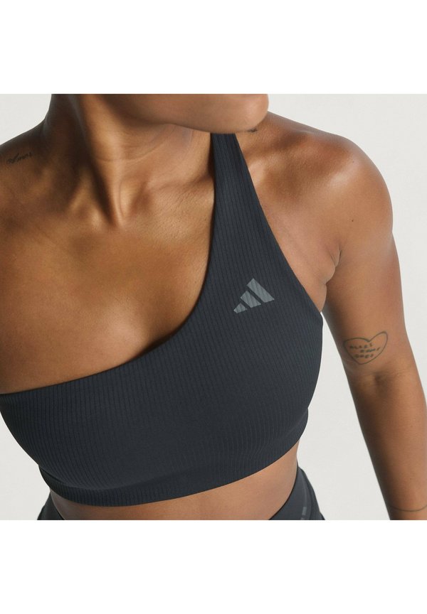 adidas Performance OPTIME WORKOUT RIB ONE SHOULDER