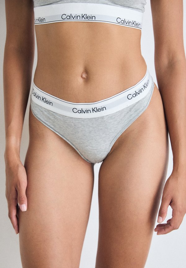 Calvin Klein Underwear Thong - grey heather