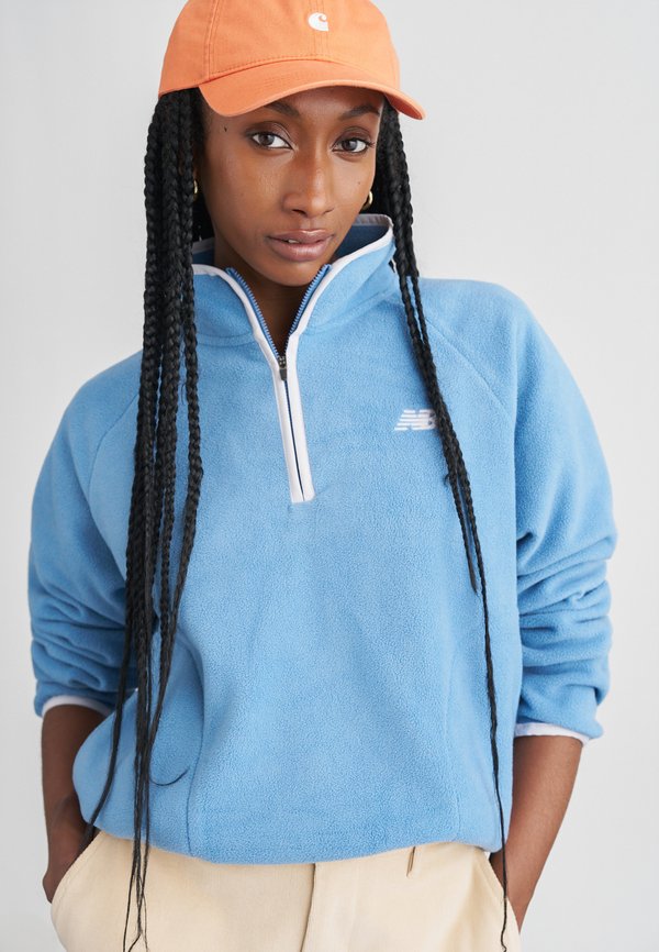 New Balance HALF ZIP - Fleece jumper - blue