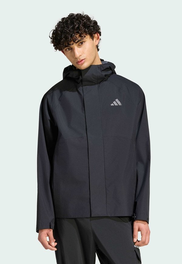 adidas Sportswear ADIDAS SPORTSWEAR ESSENTIALS RAIN JACKET - Outdoor jacket - black